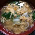 マイマイマミ's cooksnap of when they made 節約レタスの葉を使ったコンソメ卵スープ.