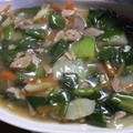 Gypsy's cooksnap of when they made 青梗菜とハムと豆腐の中華あん～生姜風味～.