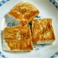 kiriken120's cooksnap of when they made はんぺんお好み焼き風.