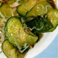 にょっキ's cooksnap of when they made じゃこときゅうりとカニカマの梅酢のもの.