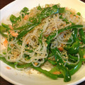 Asuasuちゃん's cooksnap of when they made 簡単★糸蒟蒻（白滝）のピーマン炒め.