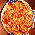 karo47's cooksnap of when they made 餃子の皮でピザ.