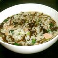 2児ママみきてぃ's cooksnap of when they made すぬいジューシーメ（もずくの沖縄雑炊）.