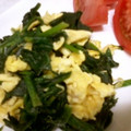 ソネチコ's cooksnap of when they made 簡単☆ほうれん草と炒り卵の和え物.