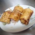 はぶ。's cooksnap of when they made ☺お弁当に♪ベーコンとねぎの油揚げ巻き☺.