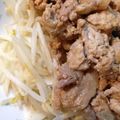 あかぷり's cooksnap of when they made 豚こましょうが焼☆もやしにんにくソテー.