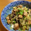eMe33's cooksnap of when they made ✿鶏もも肉の甘辛ダレ丼✿.