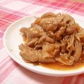 narimimama's cooksnap of when they made 豚肉バーベキュー味炒め.