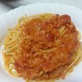 ふぅふぅか's cooksnap of when they made 簡単♡蟹のトマトクリームパスタ.