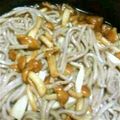 ssk123022's cooksnap of when they made きのこだけそば.