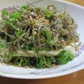 daikanon's cooksnap of when they made ＊じゃことネギの冷奴＊.
