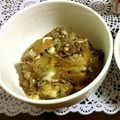 ★fuuchan★'s cooksnap of when they made チーズon卵とじ牛丼.