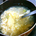 ゆかみお's cooksnap of when they made 大根と卵のさっぱりスープ♪枝豆入り☆.