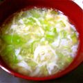 ami-rarara's cooksnap of when they made 簡単☆即席たまごスープ♪.