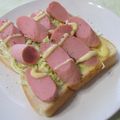 まさたかまま's cooksnap of when they made 魚ニソ＆キャベツのマヨトースト.