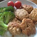 文錦鳥's cooksnap of when they made 豆腐とエノキのふわふわ鶏ハンバーグ.