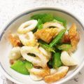 りちゃぶ's cooksnap of when they made 竹輪と絹さやの明太子鰹節和え.