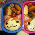 renymama's cooksnap of when they made キャラ弁！妖怪ウォッチのジバニャン.