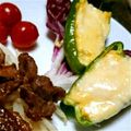 crystaI's cooksnap of when they made お弁当のおかずにも♪たまご☆inピーマン.