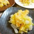SP♪'s cooksnap of when they made 白菜とカリカリ油あげの出汁ポン酢和え.