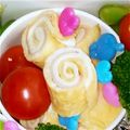 aminco's cooksnap of when they made ハムチーズ卵◎くるくる◎.