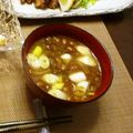 文蔵子's cooksnap of when they made もずくとなめこのお味噌汁.