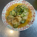 Okecchan's cooksnap of when they made 新たまツナきゅうり和え.