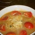 toshiebaba's cooksnap of when they made 袋麺にトマト(○゜ε゜○).