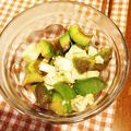 peanut32m's cooksnap of when they made 豆腐とアボカドのわさび醤油和え.
