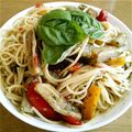 チョイコ's cooksnap of when they made ジェノベーゼパスタ♪ラタトゥーユ添え☆.