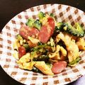 ﾍﾞｰｽﾒｲｸ's cooksnap of when they made ★ゴーヤとウインナーの簡単炒め★.
