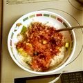 ばばちか's cooksnap of when they made 超簡単♪まぐろのたたき＆アボカド丼.