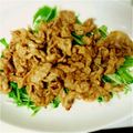 ままりーる's cooksnap of when they made 豚肉のマヨ炒め水菜和え.
