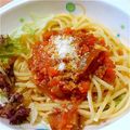 くまこ34's cooksnap of when they made 定番☆茄子のやさしいミートソースパスタ.