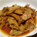 あおりん1224's cooksnap of when they made 圧力鍋 手羽先酢煮物.