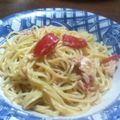 ponkob's cooksnap of when they made 油切り不要！！トマトとツナの冷製パスタ.