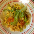 あくた☆'s cooksnap of when they made レタスと海老の卵炒め.
