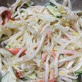ぷぅーこ's cooksnap of when they made 簡単！カニカマともやしのマヨサラダ.