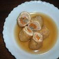 ♡萌♡'s cooksnap of when they made ◆天然水できつねと豚のロール煮◆.