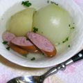 ちょぽまま's cooksnap of when they made 新玉ゴロッ☆まるごとスープ.