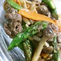 モコナ＝モドキ's cooksnap of when they made アスパラと牛肉のオイスターソース炒め.