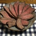 ぐりぐらいわ's cooksnap of when they made 土鍋だけ！激烈簡単ローストビーフ甘辛醤油.