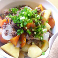 いけめがね's cooksnap of when they made ひき肉で簡単定番！　肉じゃが.