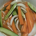 VanDyke's cooksnap of when they made 大根　人参　胡瓜の中華風酢の物.