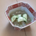 きらり流れ星's cooksnap of when they made 寒天！？ところてんのきゅうりサラダ～.