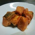 エンドウマメ造's cooksnap of when they made 鮭のオーロラソース和え.