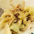 こま＊'s cooksnap of when they made 春きゃべつとエリンギのオイル蒸し.