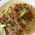 減塩パパ's cooksnap of when they made 簡単きゅうりとシーチキンの冷製パスタ.