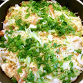オリーブゥ's cooksnap of when they made キャベツとちくわの卵焼き☆お好み焼き風.