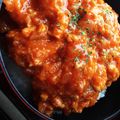 tumitumiki's cooksnap of when they made 卵入りでふわふわ♪エビチリ丼.